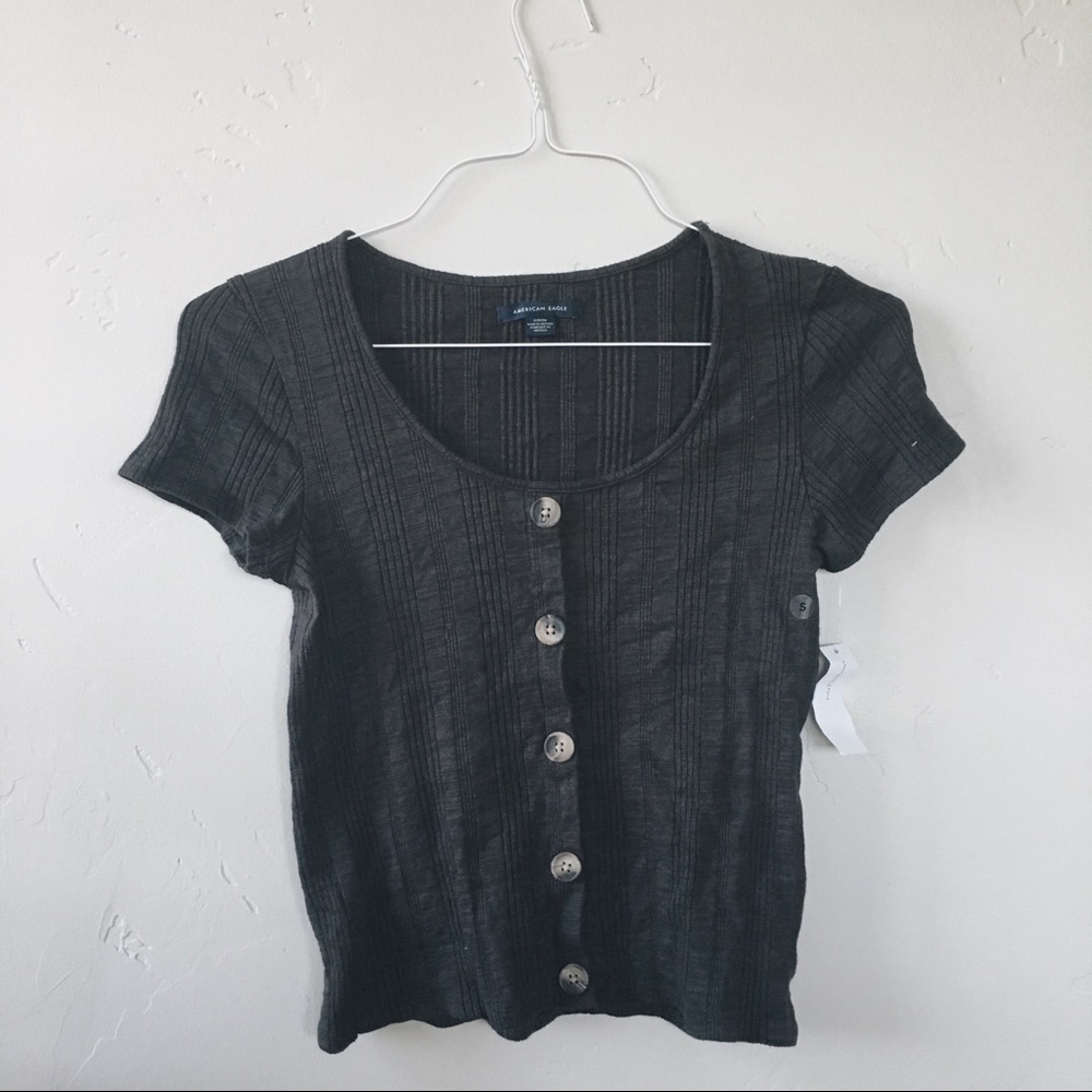 American Eagle Button Down Top - Picture 2 of 4